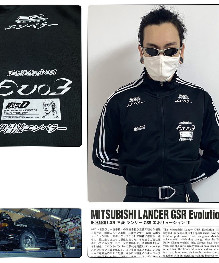 Initial D X Sudou Kyoichi Mitsubishi Evo III Track Jacket