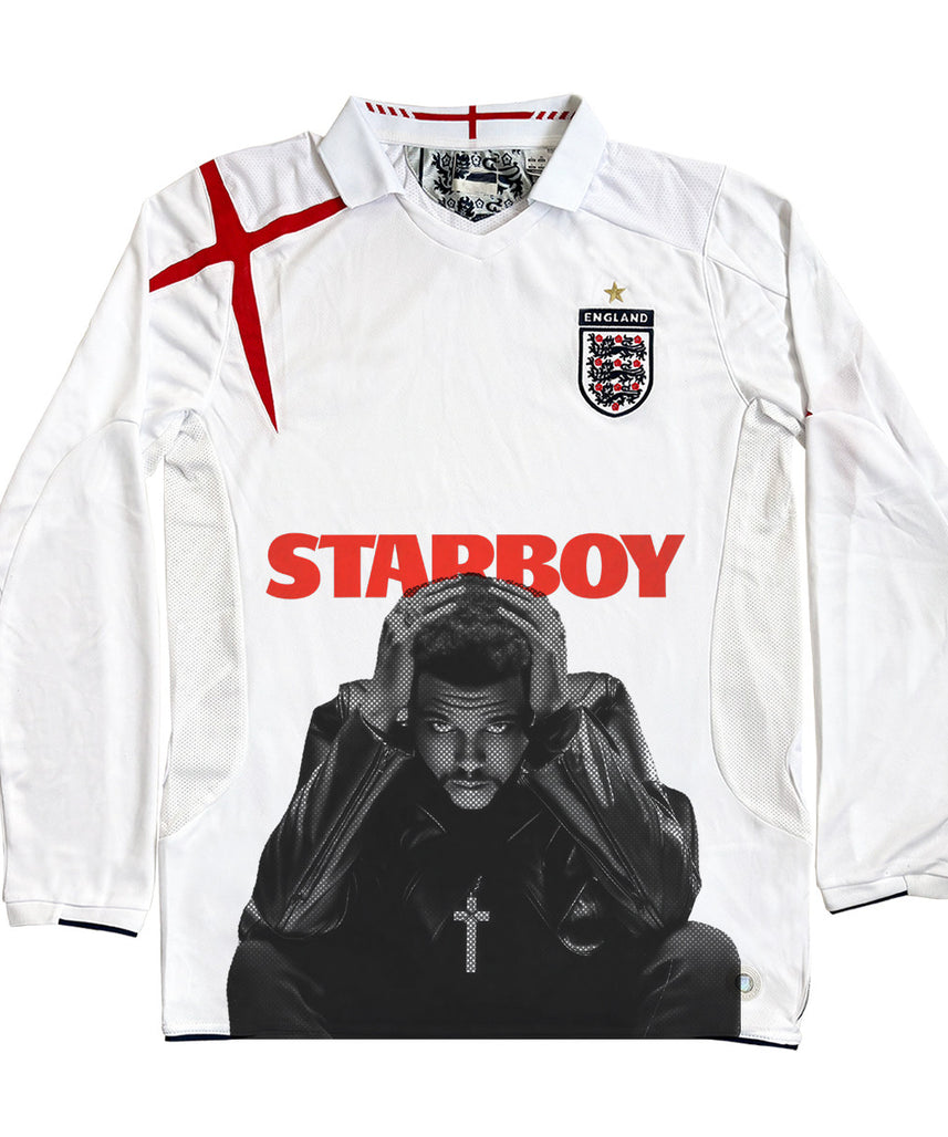 England X The Weeknd Starboy Remake Jersey