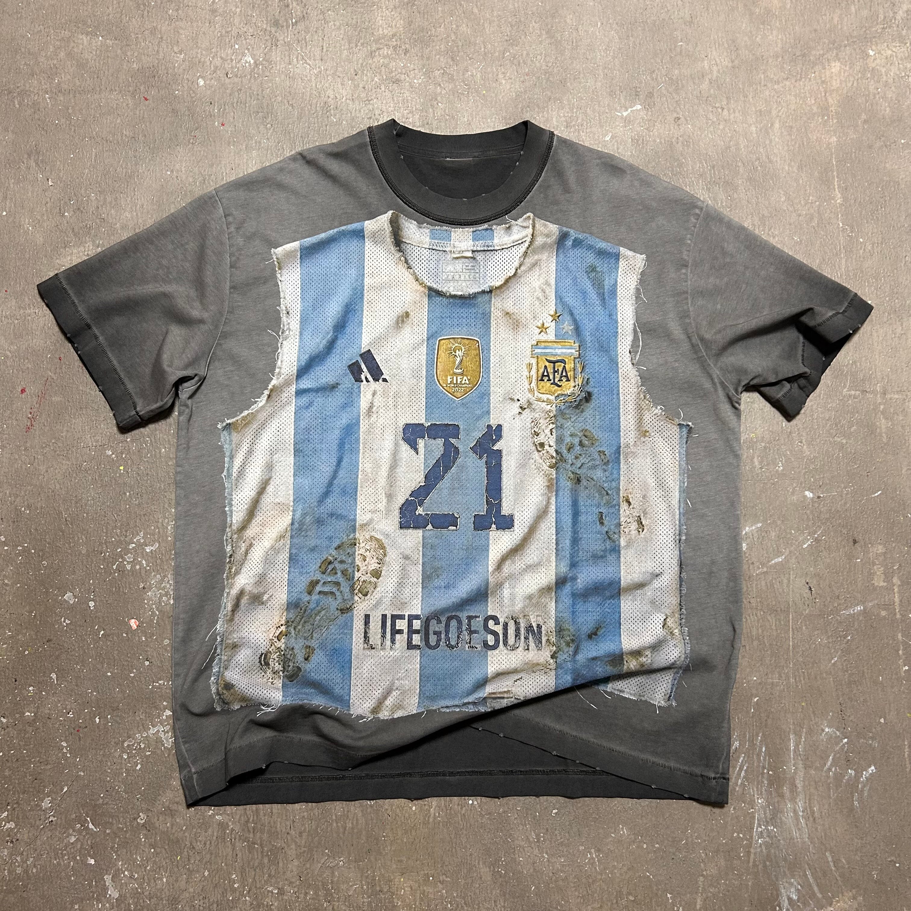 Argentina X Remade FC Distressed Jersey Tee