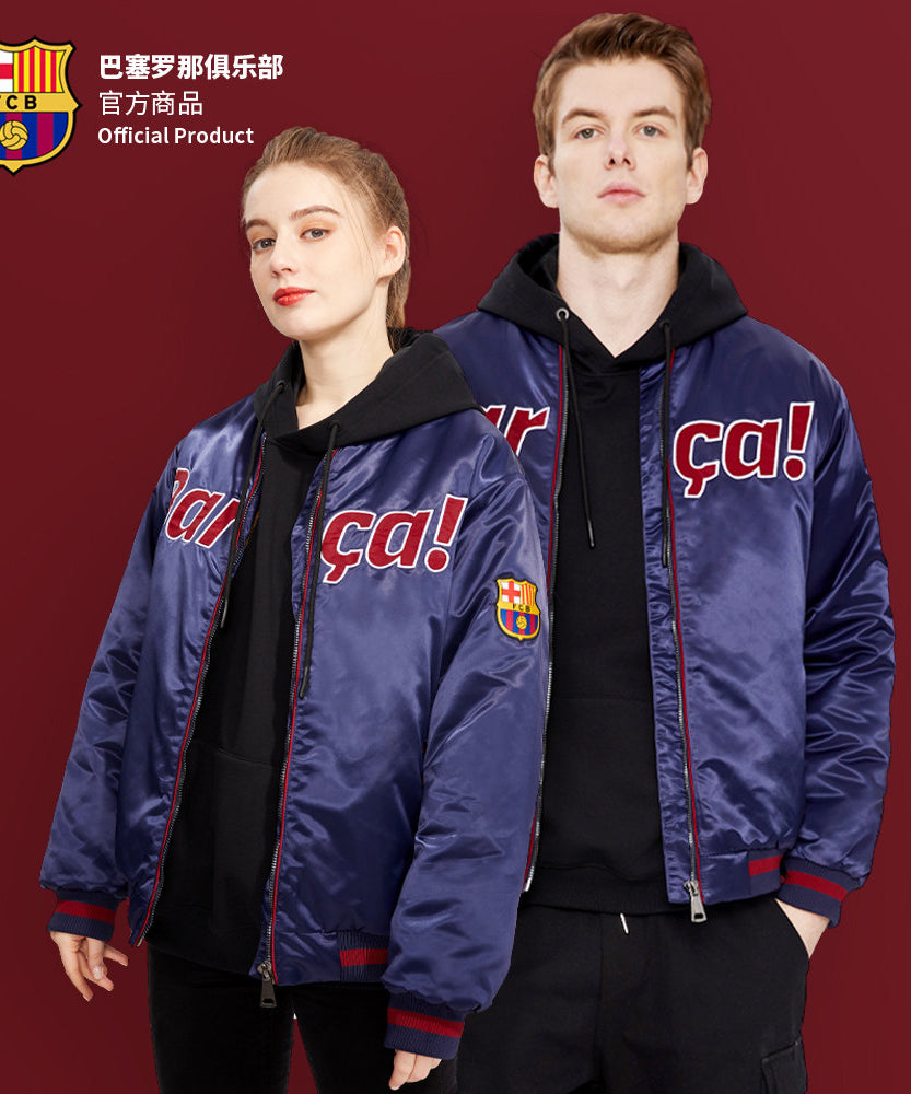 FC Barcelona Satin Flight Jacket