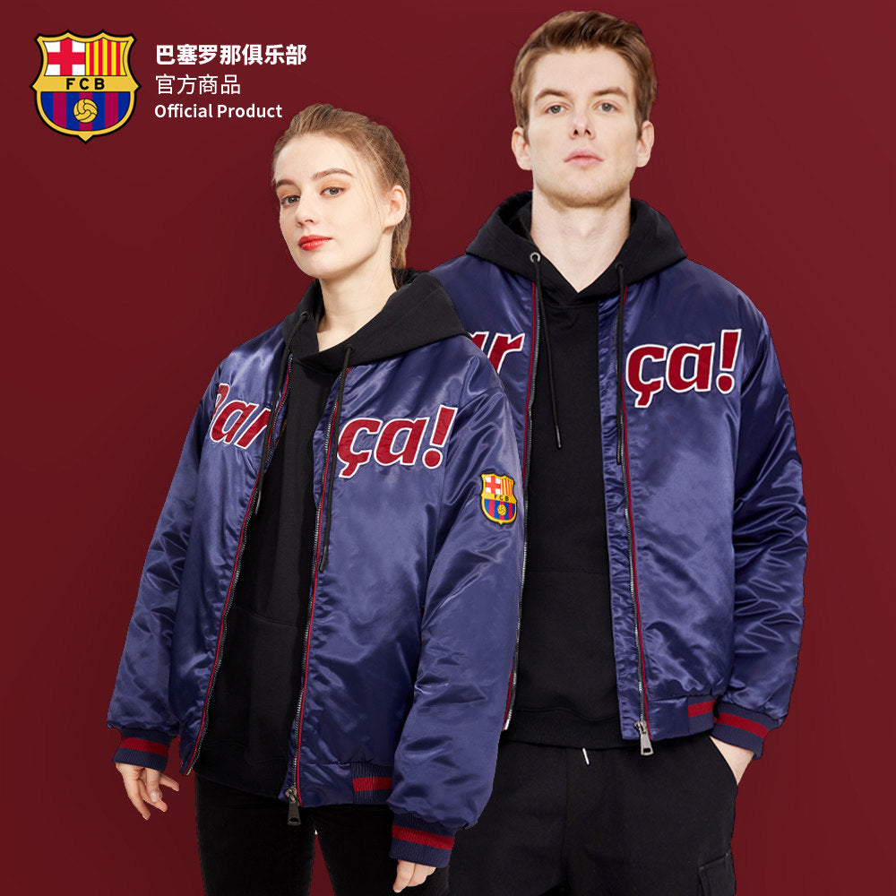 FC Barcelona Satin Flight Jacket