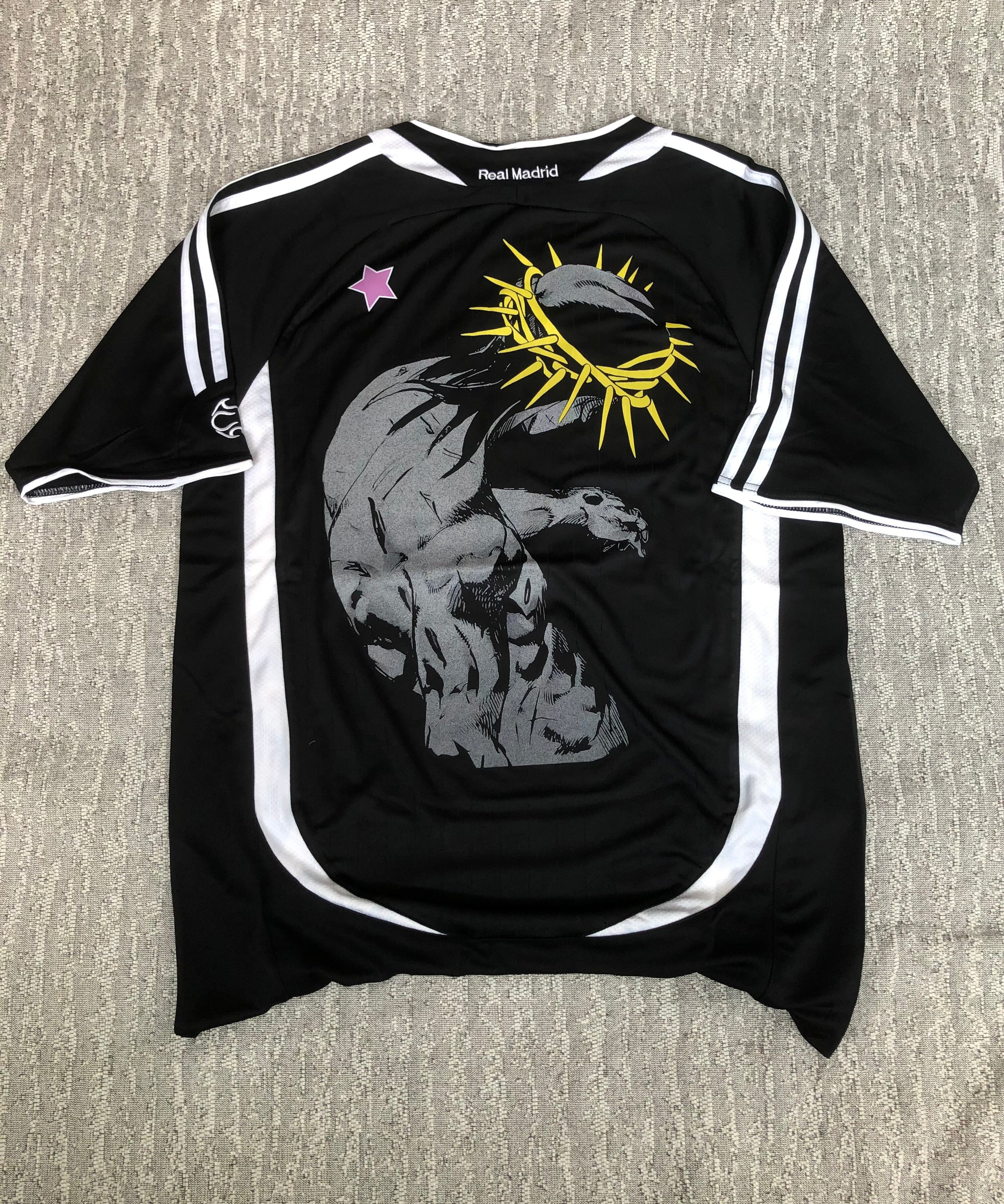 Real Madrid 06/07 Away Retro Jersey — Saint Relics Patchwork (Short Sleeve)