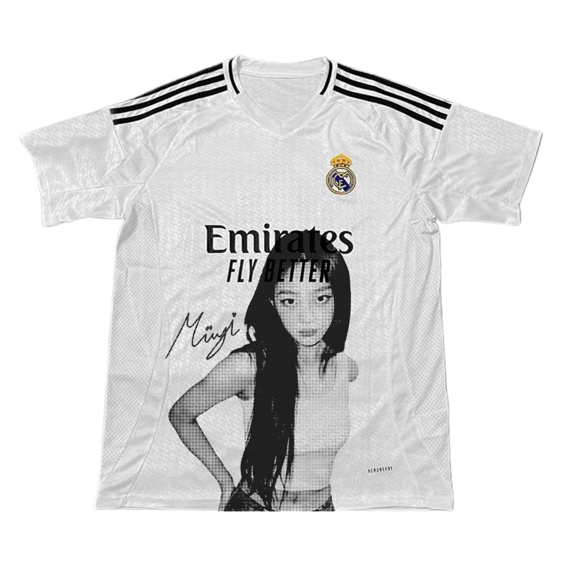 Real Madrid X NewJeans Minji Portrait Remake Jersey
