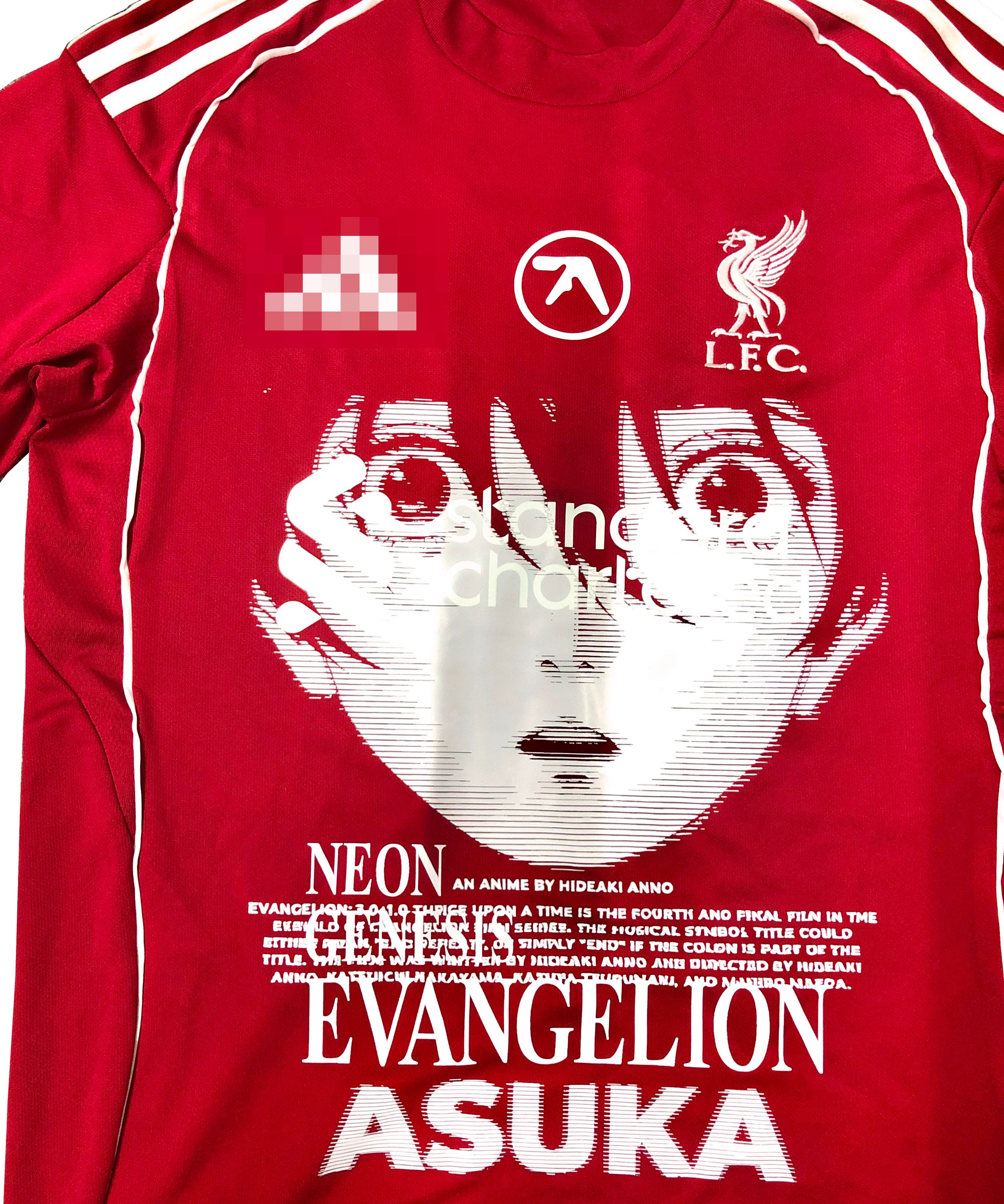 Liverpool 24/25 Home Jersey X Evangelion Asuka Remake (Short Sleeve)