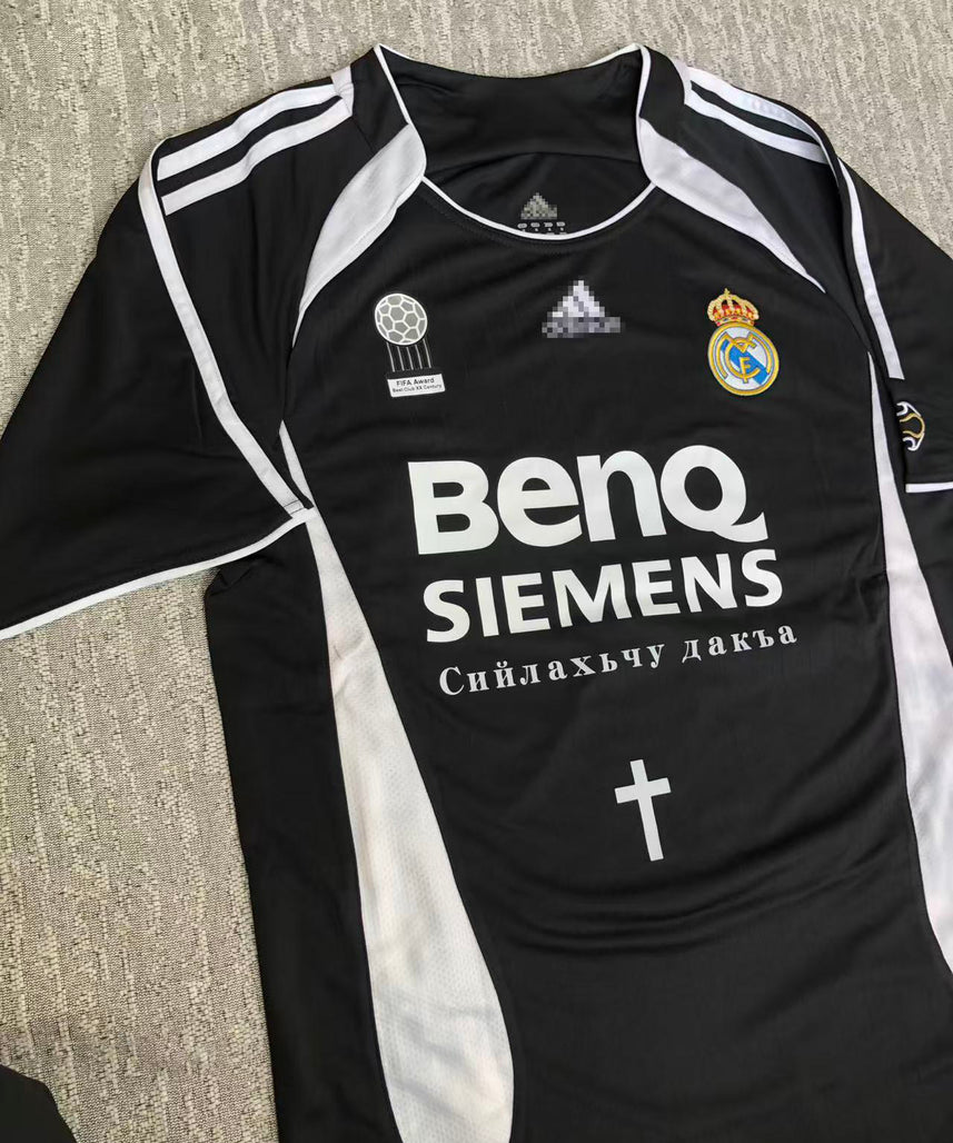 Real Madrid 06/07 Away Retro Jersey — Saint Relics Patchwork (Short Sleeve)