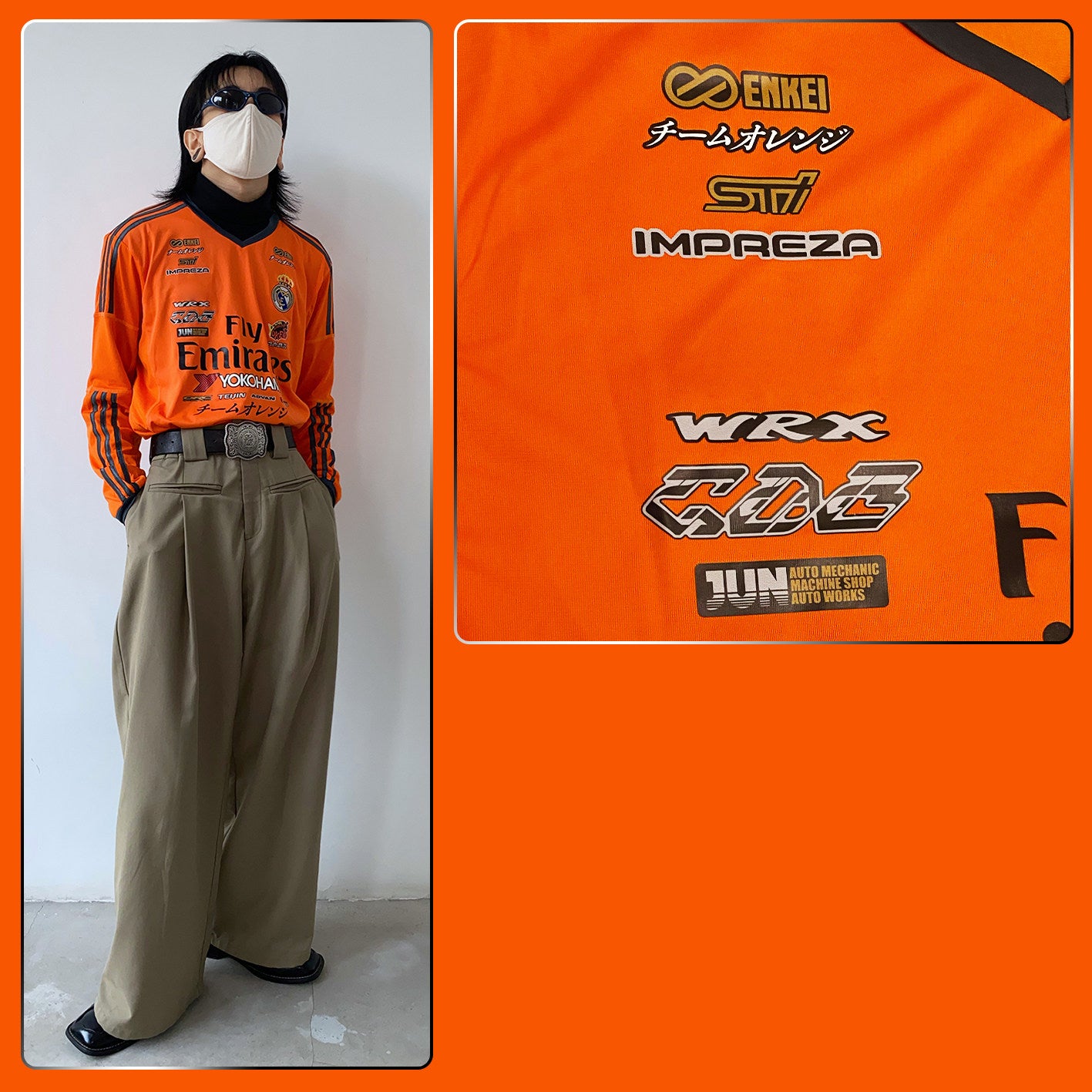 Real Madrid X Subaru SUBARU GDB D1GP Team Orange