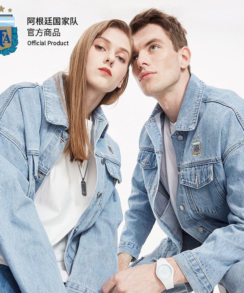 Argentina X Messi Loose Denim Jacket