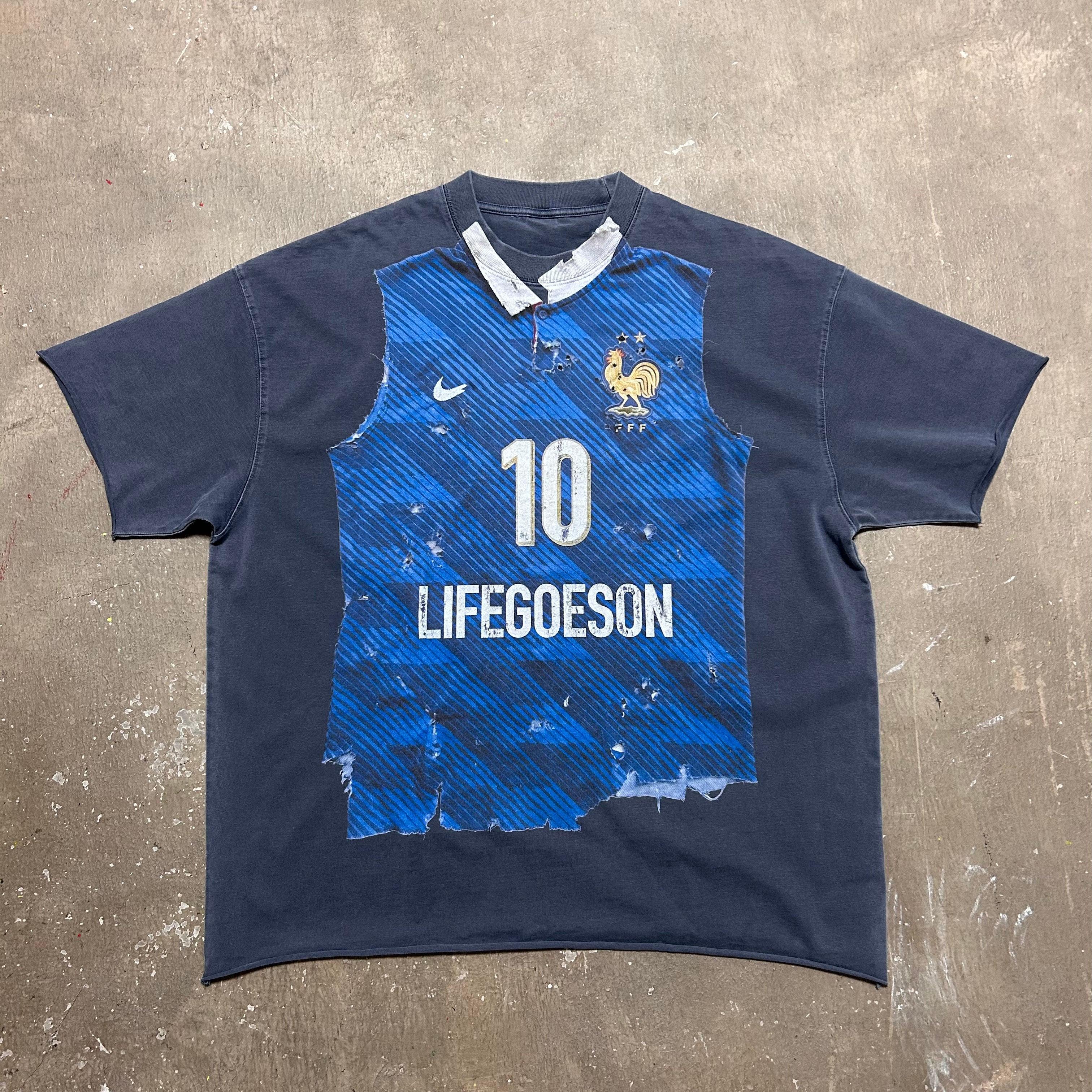 France X Remade FC Distressed Jersey Tee