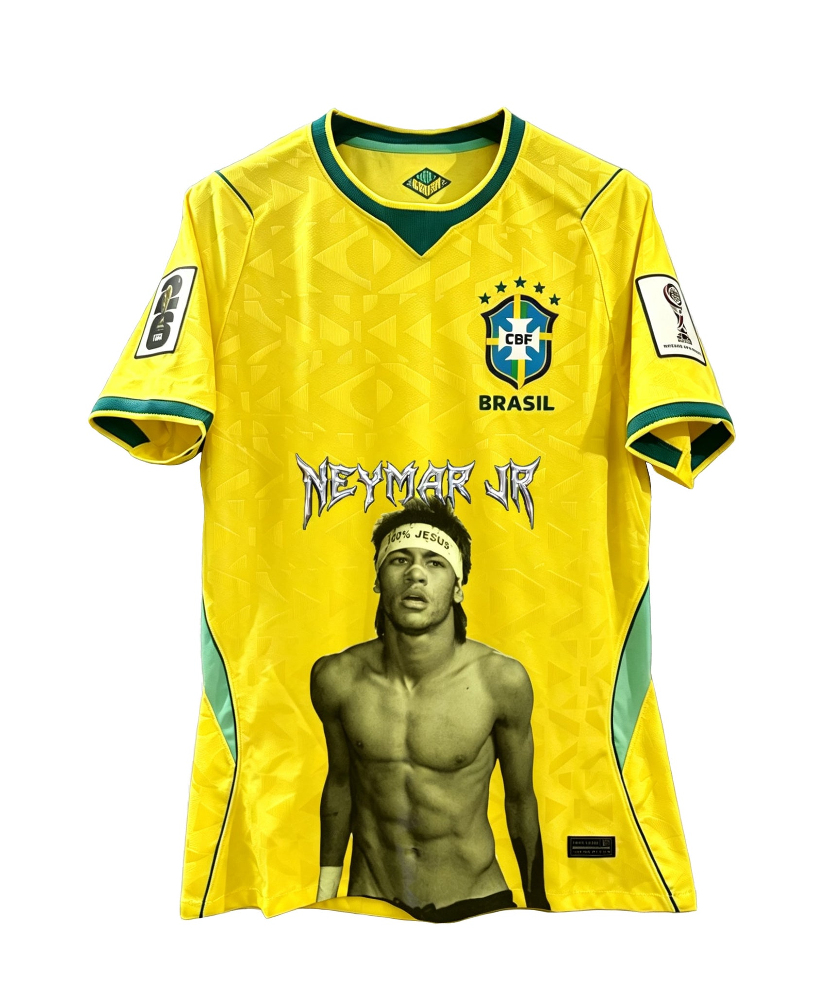 Neymar "100% Jesus" Remake FIFA Jersey