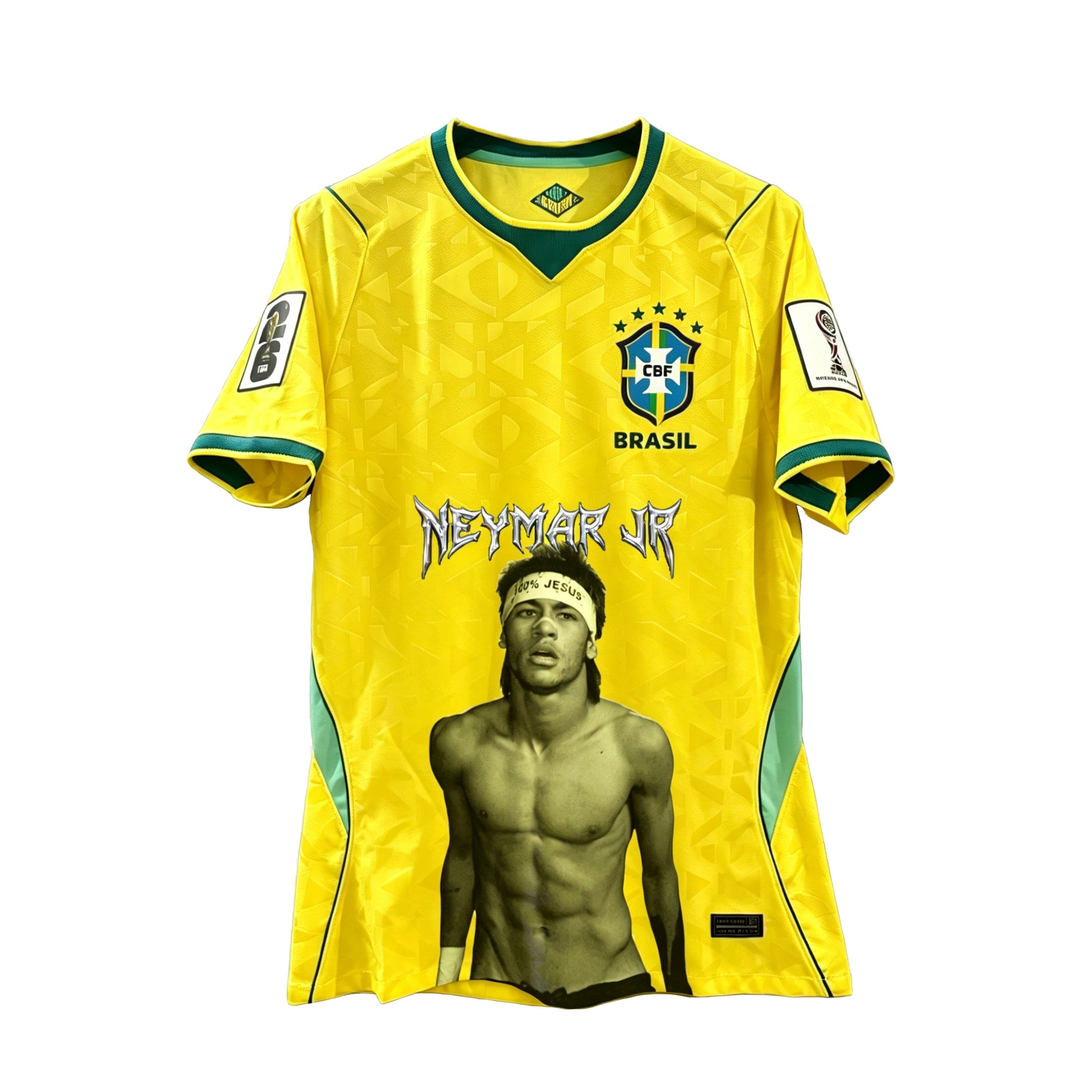 Neymar "100% Jesus" Remake FIFA Jersey