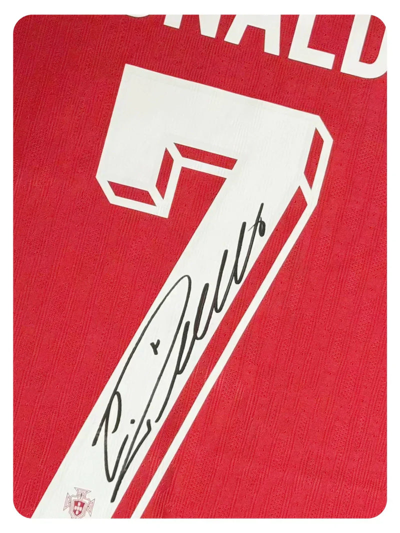 Cristiano Ronaldo 24 Portugal Signiertes Trikot