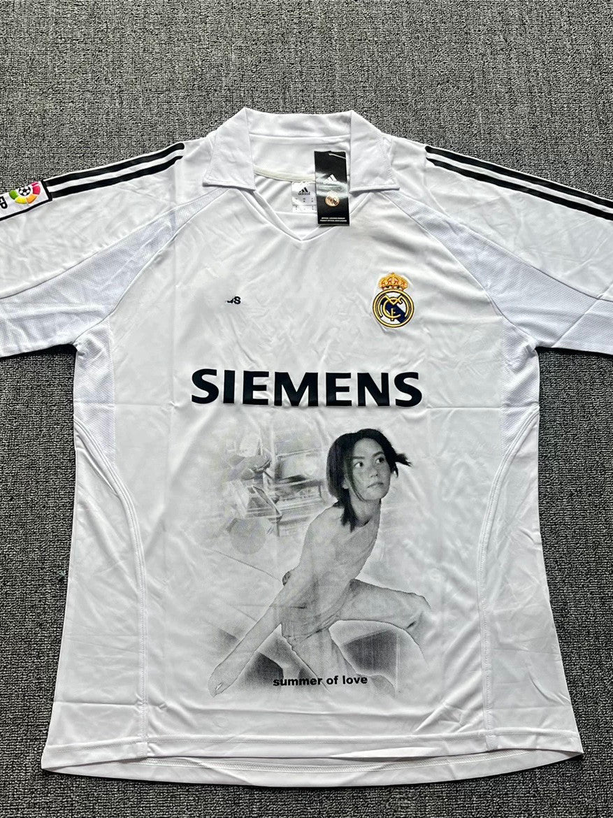 Real Madrid X Faye Wong Vintage Remake Jersey (Short Sleeve)