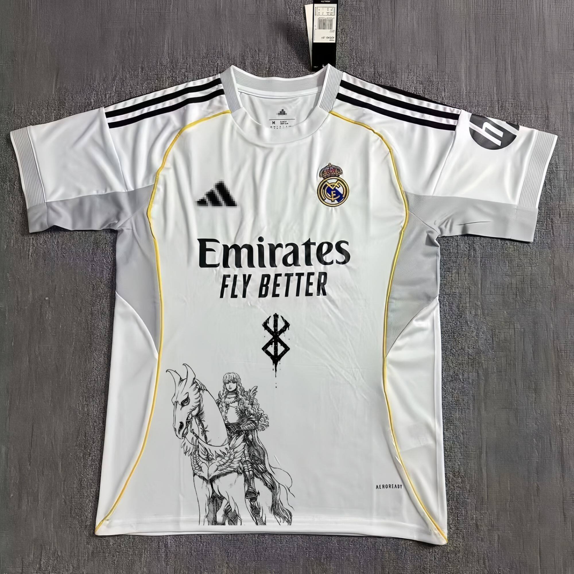 Real Madrid X Griffith Sword-Style Legend Remake Jersey