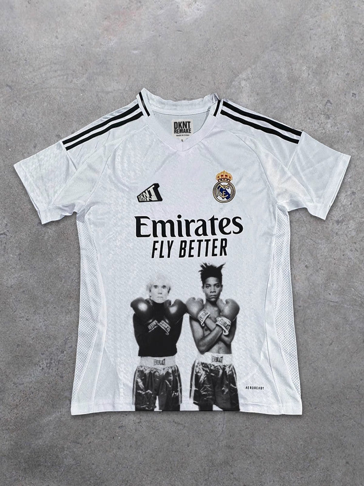 Basquiat Portrait Remake Vintage Jersey