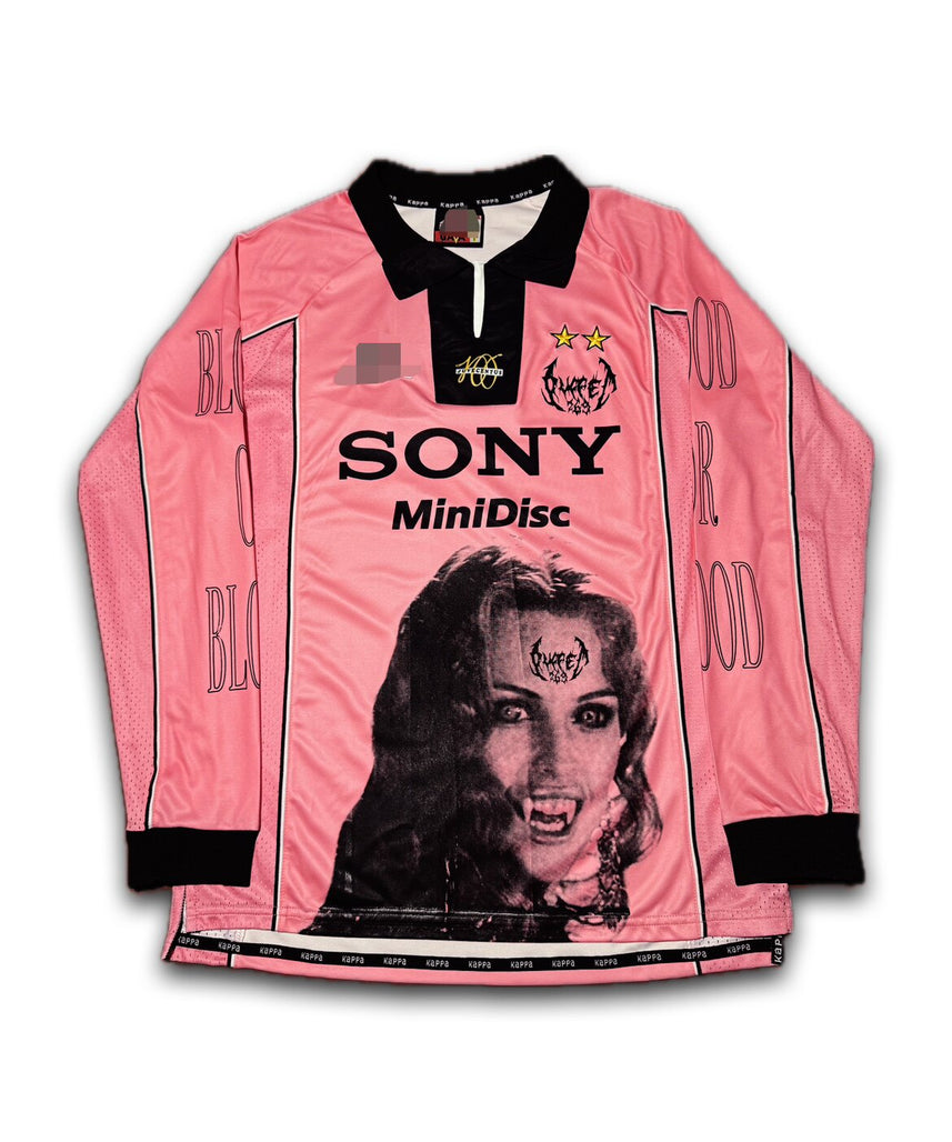 Juventus X Opium Retro Portrait Punk Long Sleeve Tee