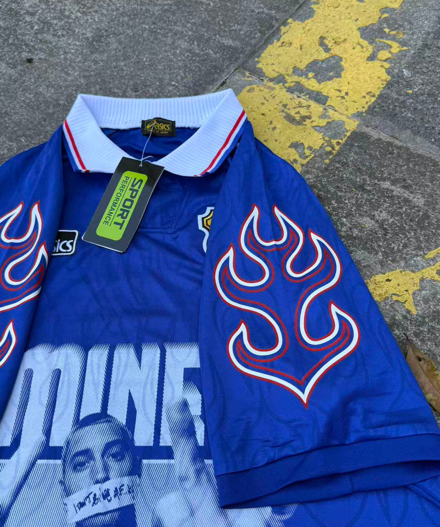 Eminem Vintage Print Remake Jersey (Blue)