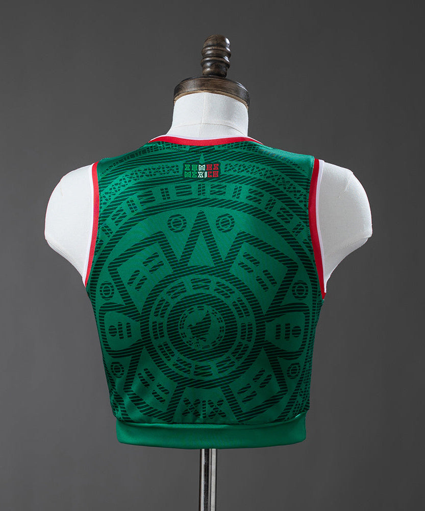 Mexico WC 26 Home Women's Sleeveless Crop Jersey
