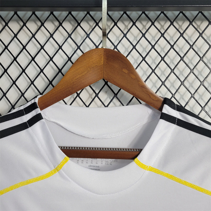 Real Madrid 2009-10 Home Retro Long Sleeve