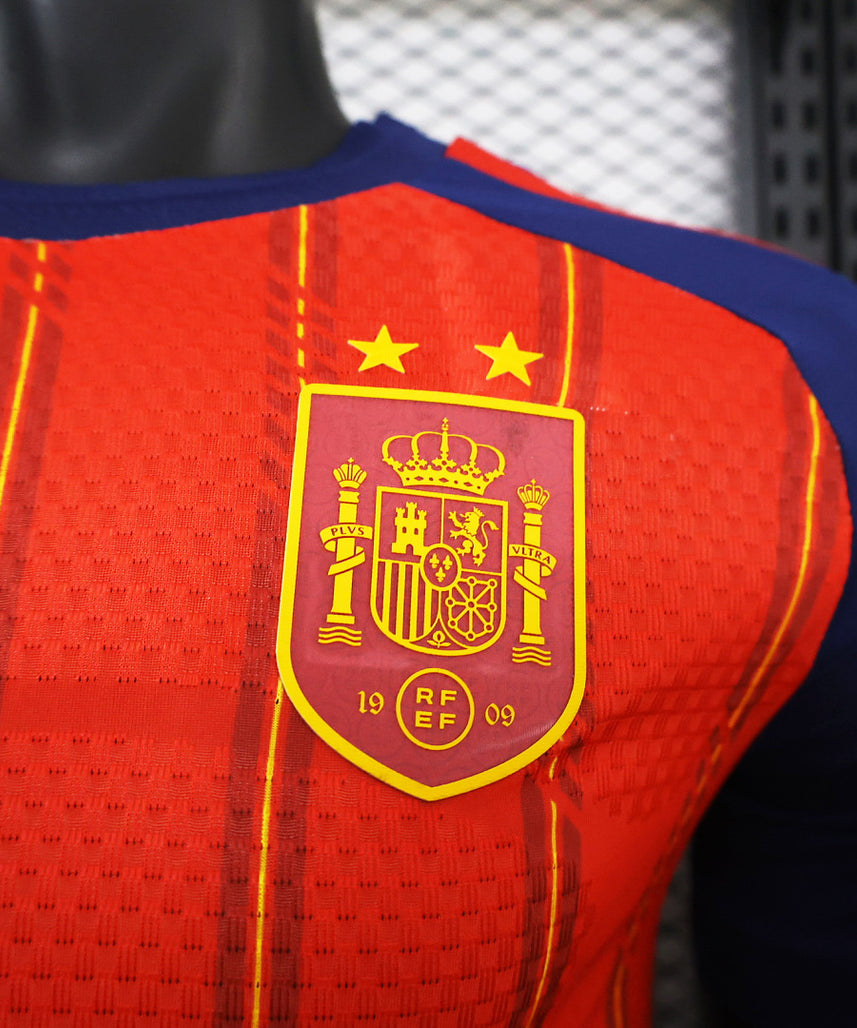 2026 Player Version 2 Stars Spain National Team Home Football Shirt 1:1 Thai Quality