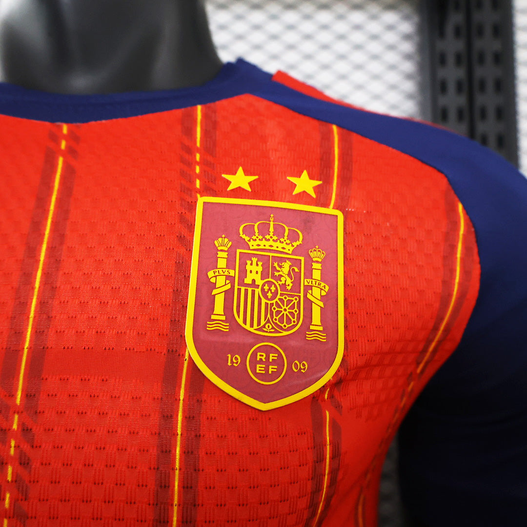 2026 Player Version 2 Stars Spain National Team Home Football Shirt 1:1 Thai Quality