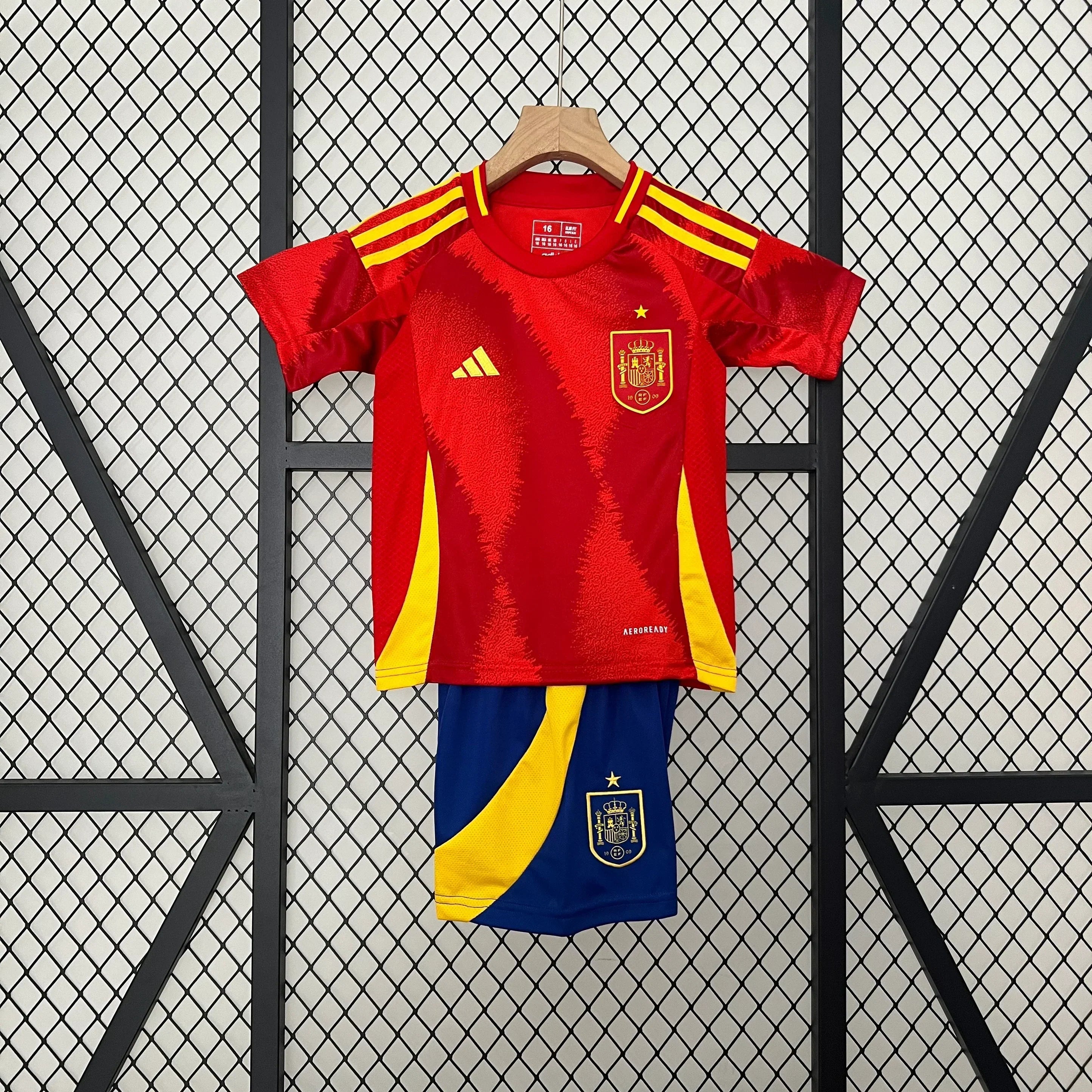 Spanien 2024 Heimtrikot Kinder